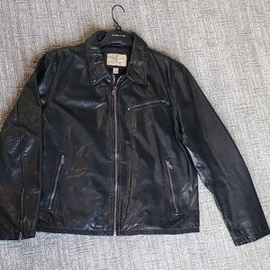 Vintage Wilsons Leather Men's Black Jacket